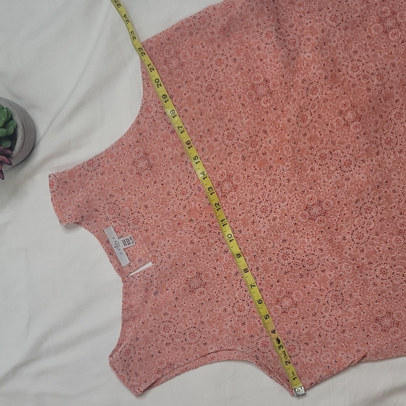 Fever coral peach sleeveles top sz XL - Picture 7 of 11